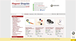 Desktop Screenshot of magnet-shop.biz